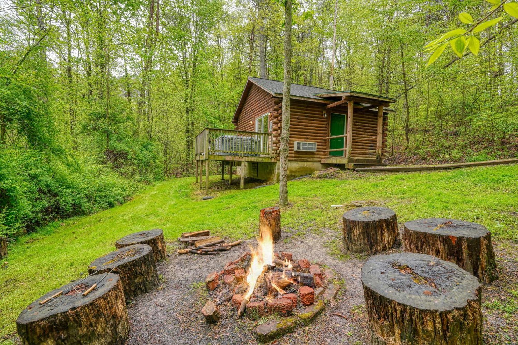 Blue Rose Cabins - Big Woody Cabin Logan Eksteriør bilde